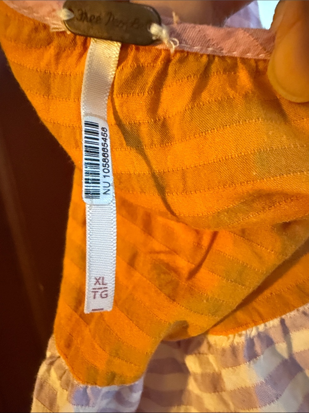 Free People Pink, Orange, Yellow Striped Maxi Dress - flawed - Picture 5 of 6